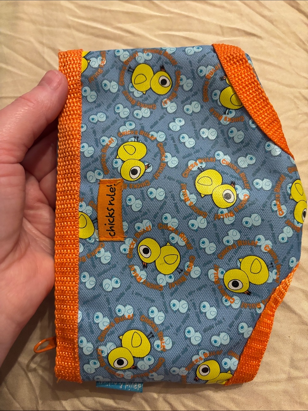 Blue & Orange Duck-Print Mini Pouch - Picture 3 of 3